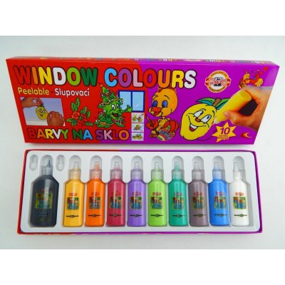 KOH-I-NOOR Set of Window Colours 40 ml – Zboží Dáma