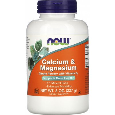 Now Foods Calcium & Magnesium Powder 227 g – Hledejceny.cz
