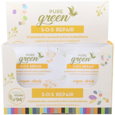 Pure Green S.O.S Repair posilující intenzivní ošetření 12 x 10 ml