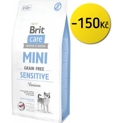 Brit Care Mini Grain-free Sensitive Venison 7 kg – Zbozi.Blesk.cz