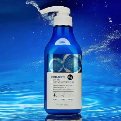 Farmstay Collagen Water Full šampon s kondicionérem 530 ml – Zboží Mobilmania