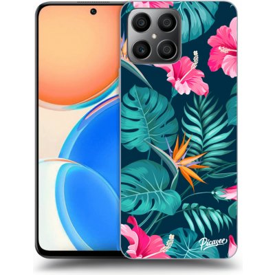 Pouzdro Picasee ULTIMATE CASE Honor X8 - Pink Monstera