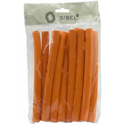 Sibel Flexi Mousse Curlers Short Orange 18 cm x 16 mm 12 ks – Zboží Dáma