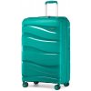 Cestovní kufr Kono Classic 4 Kufr spinner modrozelená 36 l