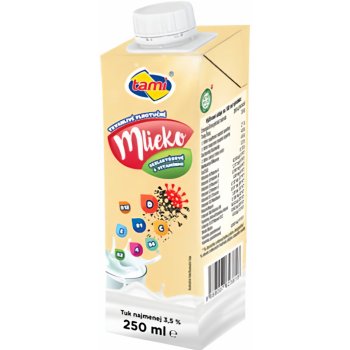 Tami Trvanlivé plnotučné mléko bezlaktózové s vitamíny 3,5% 250ml