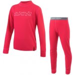 SENSOR Dětský set Double Face Bears triko s dlouhým rukávem spodky magenta – Sleviste.cz