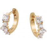 Guess Pozlacené kruhy se zirkony Jardin JSBE04462JWYGT/U – Sleviste.cz