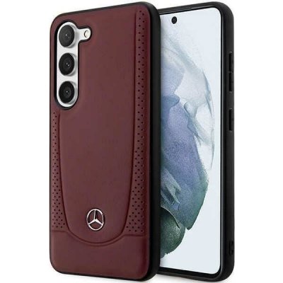 Pouzdro Mercedes Samsung Galaxy S23 5G red Leather Urban Bengale