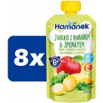 Hamánek kapsička Jablko s banánem a špenátem 100 g – Zboží Dáma