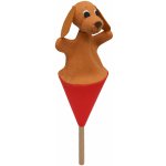 Moravská ústředna Brno Pejsek maňásek v kornoutu 19 cm – Zboží Dáma