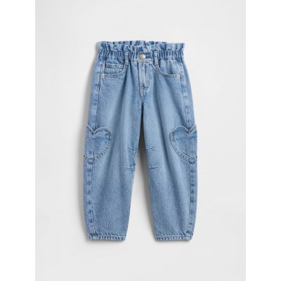 GAP Baby džíny Paperbag Horseshoe Modrá Modrá – Hledejceny.cz