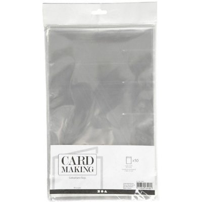 Card Making Celofánové obaly obdélníkové 17x23cm (50ks)
