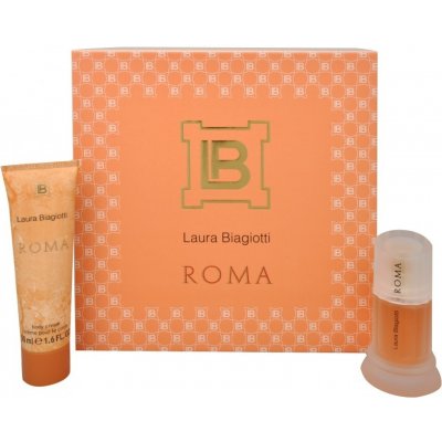 Laura Biagiotti Roma EDT 25 ml + tělový krém 50 ml dárková sada – Zboží Mobilmania