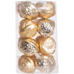 MagicHome Ozdoba Vánoce 16 ks oříšky na vánoční stromeček 3 cm ST8091525 – Zboží Dáma
