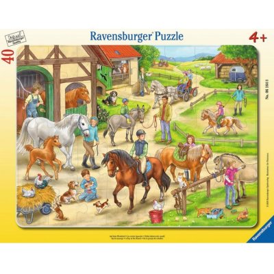 Ravensburger Na koňské farmě 40 dílků – Zboží Mobilmania