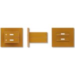 Poštovní schránka SA 300×110×370, izolovaná hliníková do pevného dílu dveří Provedení: Standartní RAL – Hledejceny.cz