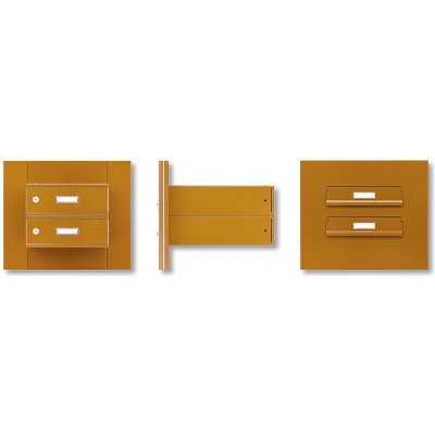 Poštovní schránka SA 300×110×370, izolovaná hliníková do pevného dílu dveří Provedení: Standartní RAL – Hledejceny.cz