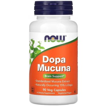 NOW DOPA Mucuna 90 rostlinných kapslí