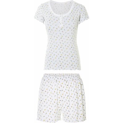 Esmara dámské pyžamo krátké bílé – Zboží Mobilmania