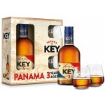 Key Rum Panama 3y 38% 0,7 l (dárkové balení 2 sklenice) – Hledejceny.cz