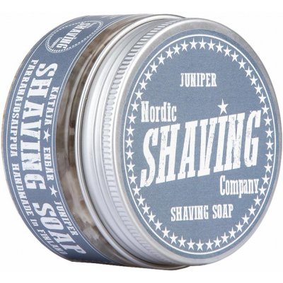 Nordic Shaving Company Juniper mýdlo na holení 80 g