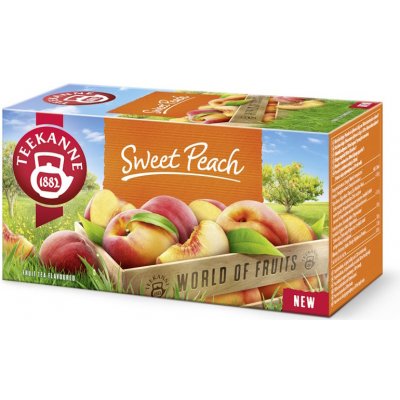 Teekanne Sweet Peach World of Fruits 20 sáčků 45 g – Zboží Mobilmania