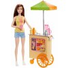 Panenka Barbie Barbie Smoothie stánek s panenkou