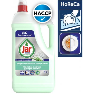 Jar Prostředek na nádobí sensitive Aloe Vera 5 l – Zboží Dáma