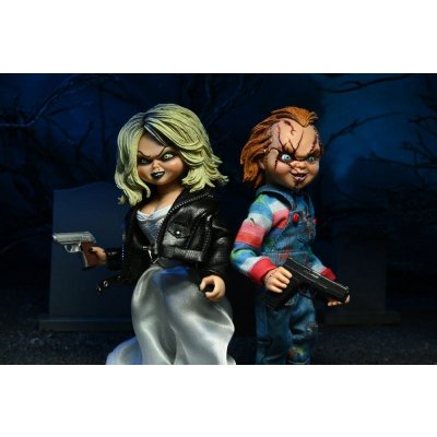 NECA Bride of Chucky Clothed 2-balení Chucky a Tiffany 14 cm – Hledejceny.cz