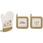 White Elegance Easy Life Vánoční rukavice 30 x 20 cm a chňapky 20 x 20 cm – Sleviste.cz