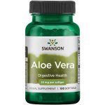 Swanson Aloe Vera 25 mg x 100 softgel kapslí – Hledejceny.cz