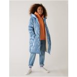 Marks & Spencer zimní kabát s technologií Stormwear světle modrý – Zboží Mobilmania