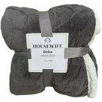 Textilomanie beránková deka z mikroplyše NESTIVE světle šedá 200x230 – Sleviste.cz