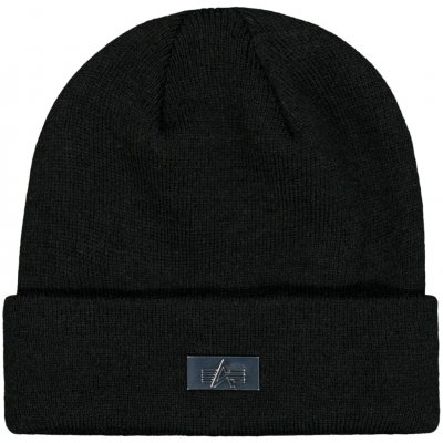 Alpha Industries Čepice Metal Label Beanie Black – Hledejceny.cz