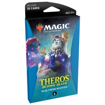 Wizards of the Coast Magic The Gathering: Theros Beyond Death Theme Booster Blue – Zboží Mobilmania