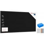 Allboards TB2010BK Černá křídová tabule 200 × 100 cm – Zboží Mobilmania