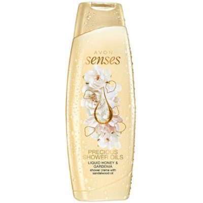 Avon Senses krémový sprchový gel s medem a gardenií Precious Shower Gel 500 ml