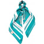 Mar.Co dámský šátek se vzorem s erby zelený – Zboží Mobilmania