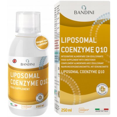 Bandini Koenzym Q10 Lipozomální tekutina 200 mg CoQ10 Ubichinon 250 ml – Hledejceny.cz