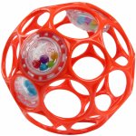 Bright Starts OBALL RATTLE 10cm oranžová – Sleviste.cz