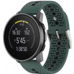 VSECHNONAMOBIL 86880 HOLE Silikonový řemínek pro Suunto Race / Suunto Race S / Suunto Run tmavě zelený – Sleviste.cz