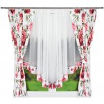 Fliying Hotová záclona Zarina červená 400x160 cm – Hledejceny.cz