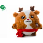 JK ANIMALS plyšová koule sob X Mas 19 cm – Zboží Dáma