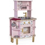 Janod Dětská dřevěná kuchyňka Twist oboustranná s pračkou – Zboží Dáma