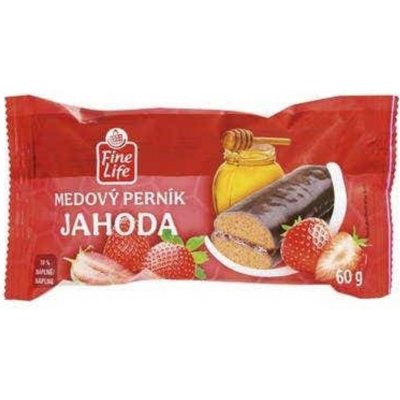 Fine Life Perník jahodový 60 g – Zboží Mobilmania