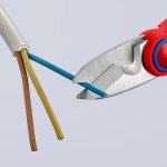 Knipex Elektrikářské nůžky, vícesložkové návleky se skelným vláknem, 160 mm – Zboží Mobilmania