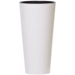 KAXL Plastový květináč 3,3L TUBUS SLIME SHINE Bílá DTUS150S – Zboží Dáma