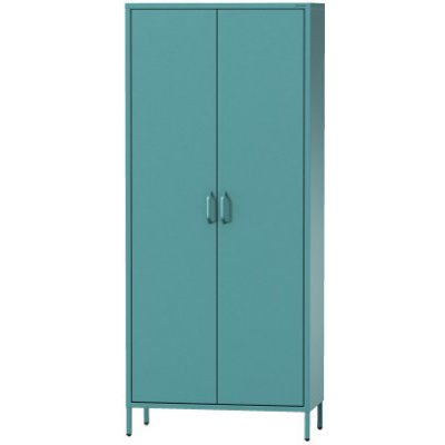 Jan Nowak Šatní skříň FLAVIO, 800 x 1850 x 450 mm mořská – Hledejceny.cz