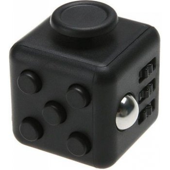 Fidget Cube antistresová kostka Bílo růžový