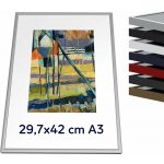 THALU Kovový rám 29,7x42 A3 cm Červená – Zboží Živě